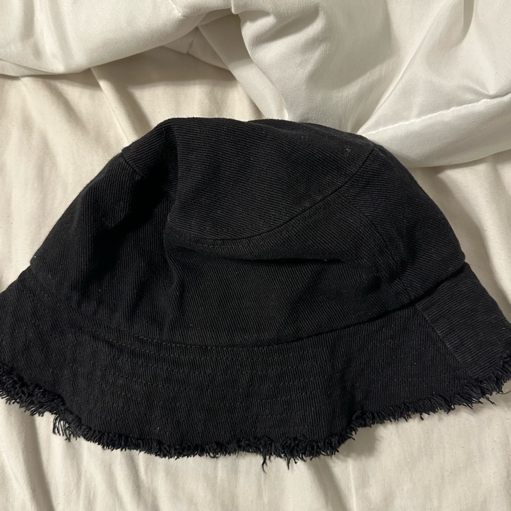 Black Plain Bucket Hat